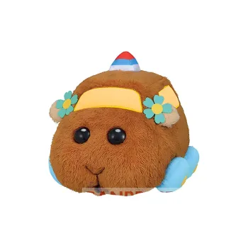 BANPRESTO Glass Factory PUI Guinea Pig Car, Driving School Dolls Plush Doll 22cm Height