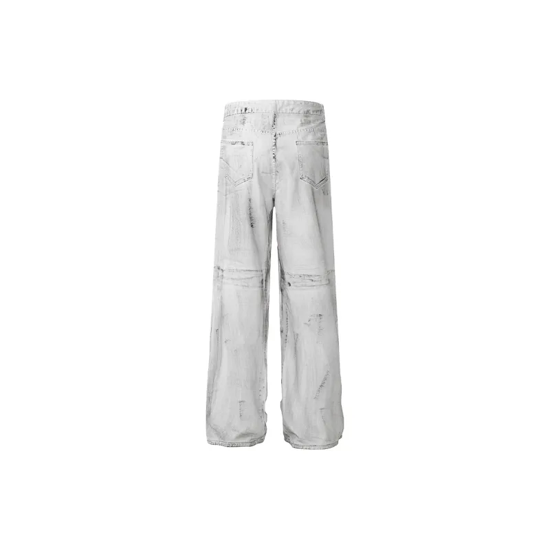 COOLALPACA Loose Fit Bootcut Jeans Unisex-6