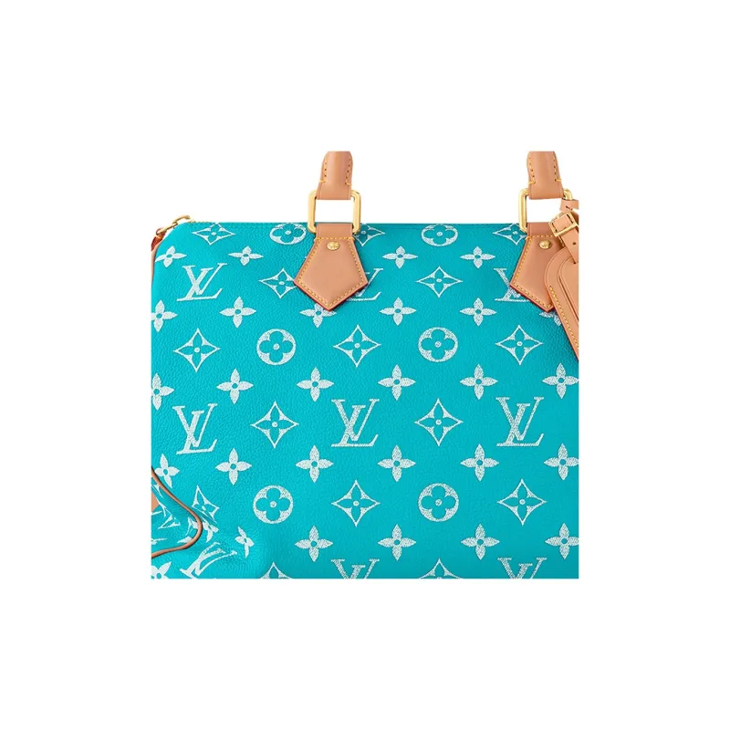 LOUIS VUITTON Speedy P9 Bandouliere 40 Turquoise-5