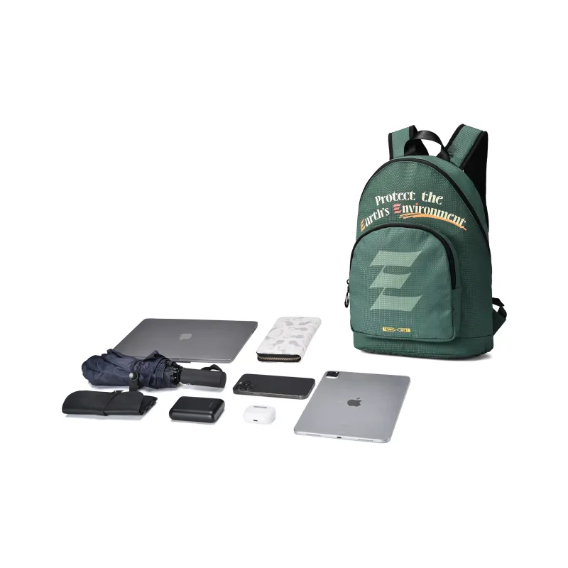 FINITE LOOP Bottle Care Cloth Students Backpack Unisex Jasper-4