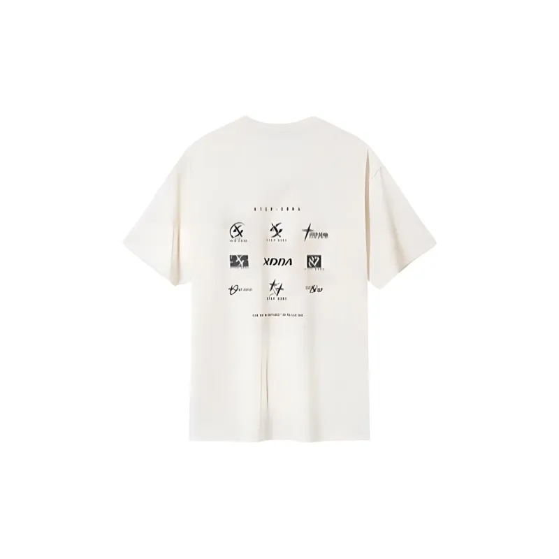 XTEP Variety Training Collection T Shirt Men's Cotton White-1