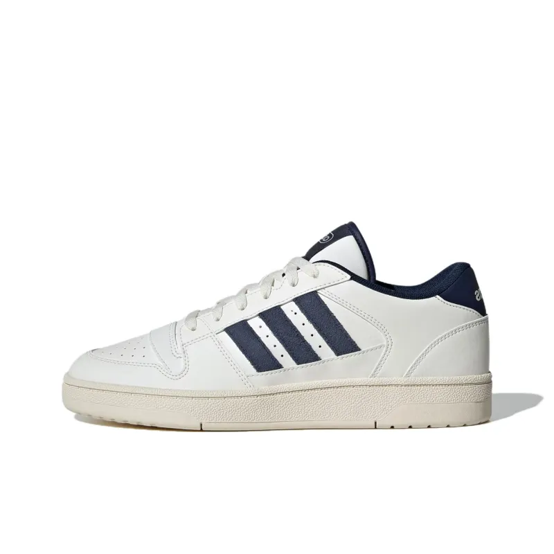 Adidas BREAK START Low Top Skateboard Shoes Men's White Blue-0