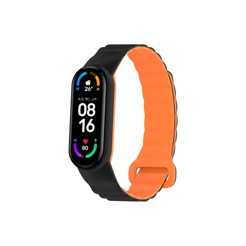 Yu Qing Compatibility Xiaomi Smart Band 9/8/7 All NFC Version Silicone Strap Watch Bands 195mm Unisex-17