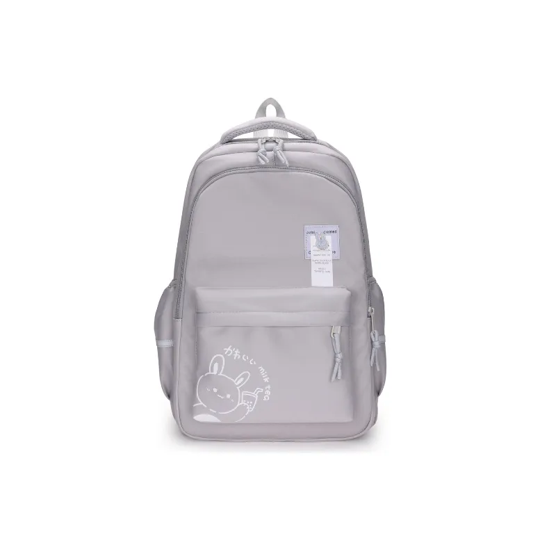 NOMK Nylon Backpack Women's Pink/Gray-4