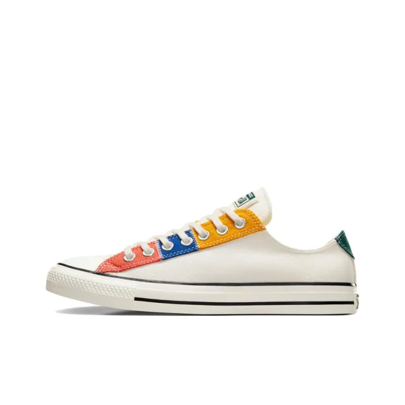 Converse Chuck Taylor All Star Low 'Patchwork Egret Yellow Blue'-0