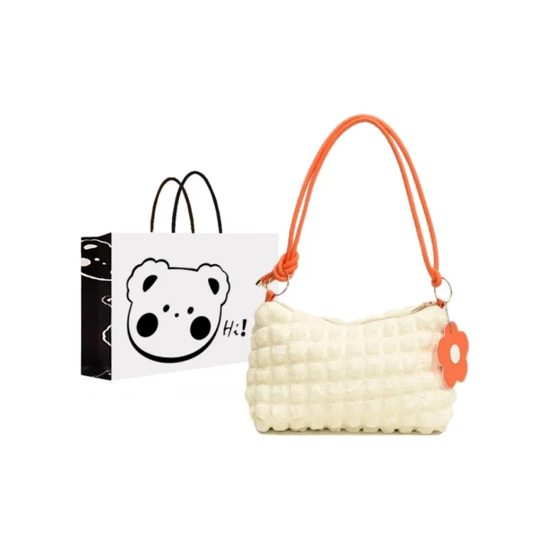 NX DOUGHNUT PU Crossbody Bag, Shoulder Bag Women's White-34