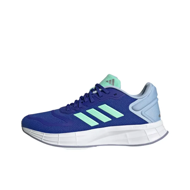 Adidas Duramo 10 Anti-Slip Wear-Resistant Low-Top Casual Running Shoes Women's Blue Green-0