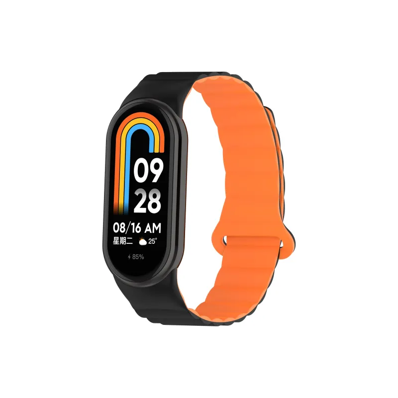 Yu Qing Compatibility Xiaomi Smart Band 9/8/7 All NFC Version Silicone Strap Watch Bands 195mm Unisex-7
