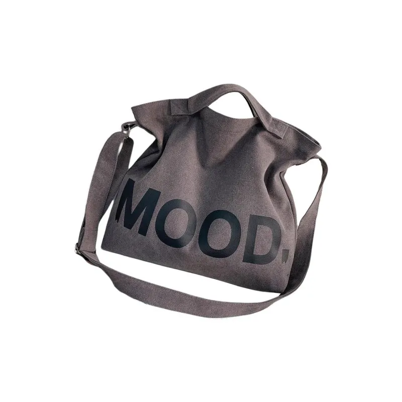 Boniu Canvas Bag Unisex Without Charm Gray/without Charm Army Green/without Charm Black-1
