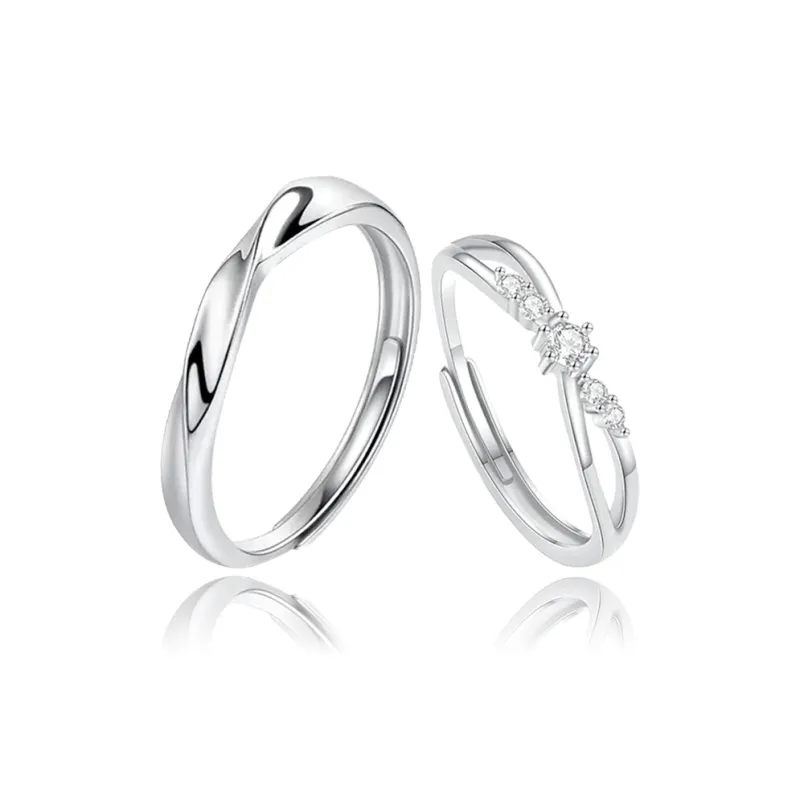 JUICY GRAPE Zircon Rings Unisex-0