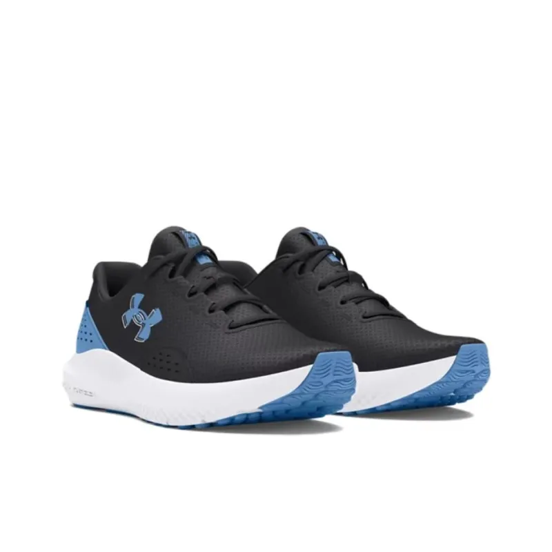Under Armour Surge 4 Breathable, Supportive, And Lightweight Low Top Casual Running Shoes Men's Black Blue-2