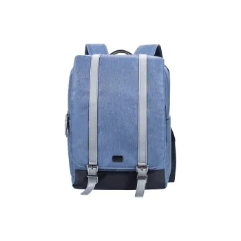 LEXON 600D Twill Backpack Unisex Autumn Night Blue/Light Sand/Pine Green