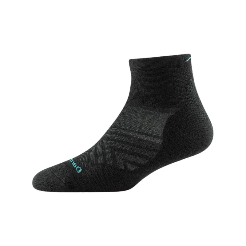 DARN TOUGH Run Quarter Ultra-Lightweight Running Sock Mid-Calf Socks Women's 1 Pack-0