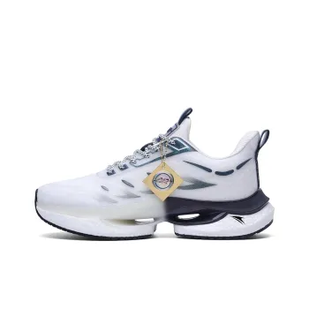 Kinglake Low Top Running Shoes Unisex White Dark Blue