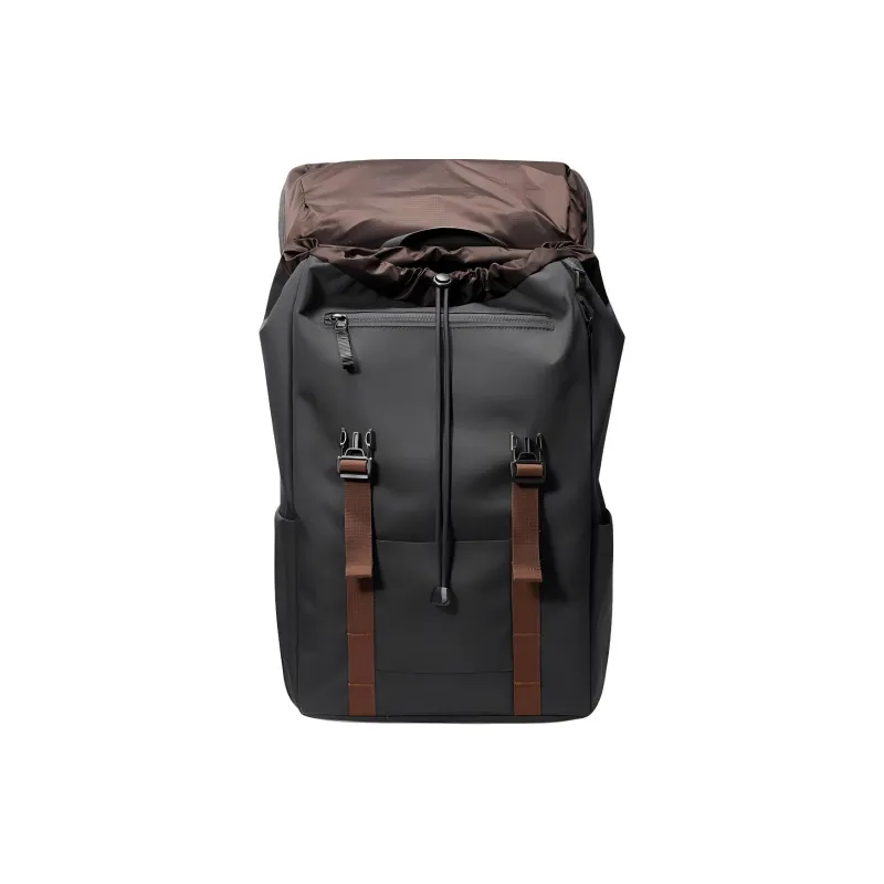 Tomtoc Nylon Fabric Backpack Medium Size Unisex Classic Black-4