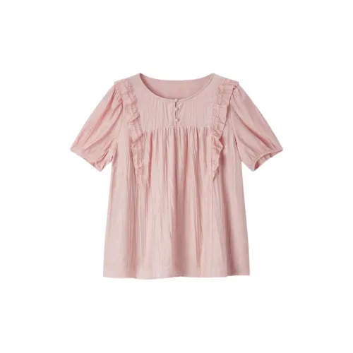 EICHITOO Chiffon Shirts Women's Pink 28