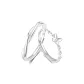Single Butterfly Mobius Ring