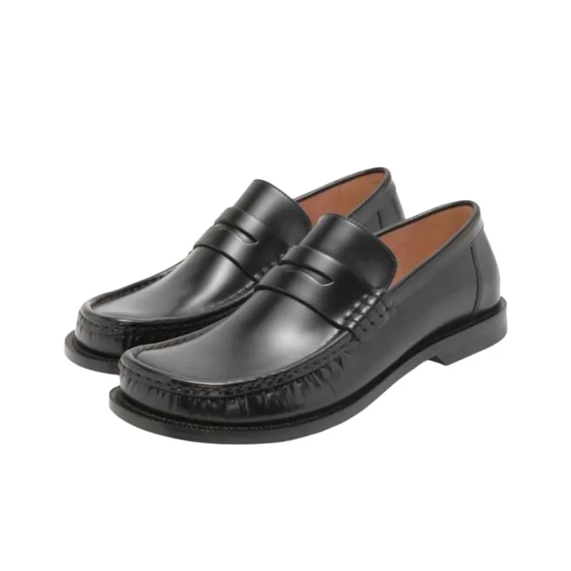 LOEWE Campo Loafers Women's Black-3