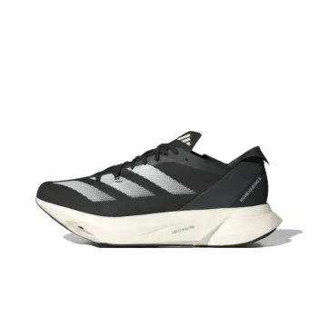 Adidas Adizero Adios Pro 3 Anti Slip Wear Resistant Low Top Running Shoes Men's Black Silver