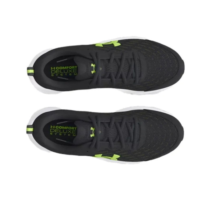 Under Armour Charged Assert 10 Slip Resistant, Breathable, Lightweight Low Top Casual Running Shoes Men's Black Green-3