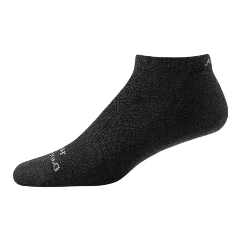 DARN TOUGH Ankle Socks Unisex 1 Pack Black-0