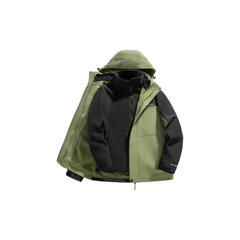 Jeep Windbreaker Jacket Trench Coat Unisex-23