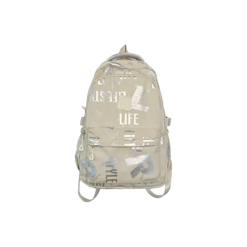 KAKAXI Nylon Backpack Women's Black/Pink/Purple/Blue/Beige-9