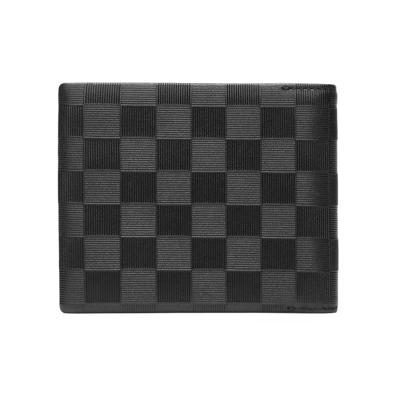PIERRE CARDIN Top Grain Cow Leather Men's Elegance Coin Purse Regular Men's Black-1
