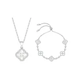 Four-Leaf Clover Bracelet+Necklace