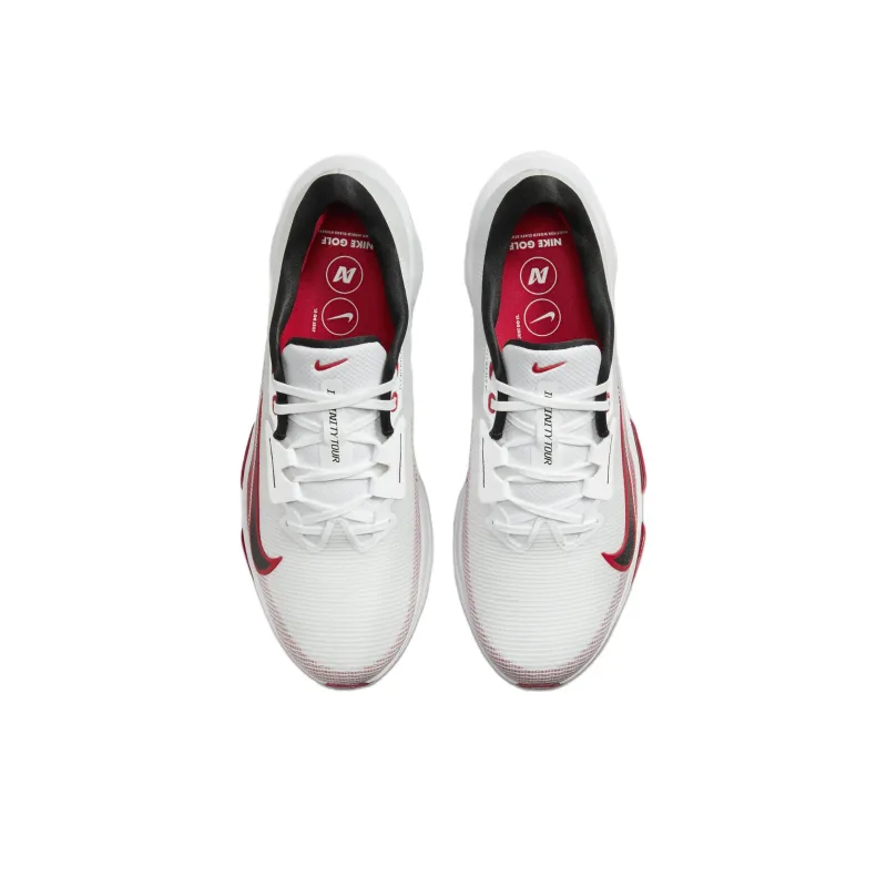 Nike Air Zoom Infinity Tour 2 White University Red Pure Platinum Black-2