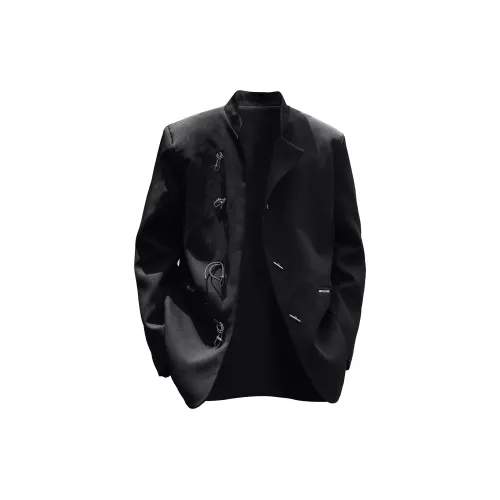 PAINT STAIN Jacket Unisex Black