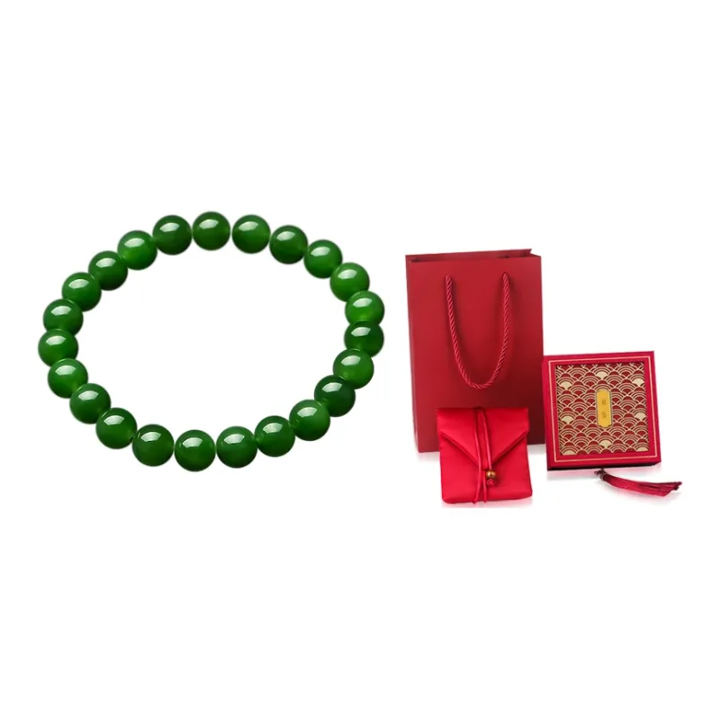 Cardamom Time Hetian Jade Bracelets Jasper Unisex-7