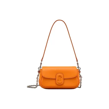 MARC JACOBS Smooth Leather Portable Crossbody Bag, Shoulder Bag Women's Orange