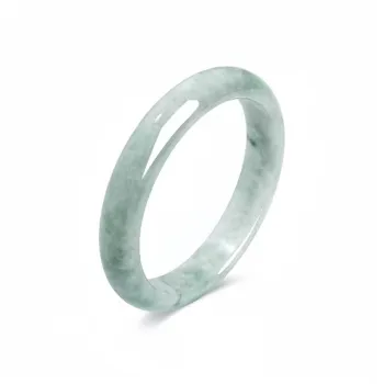 Yi Zhi Jing Bean Type Jadeite Bangles Women's