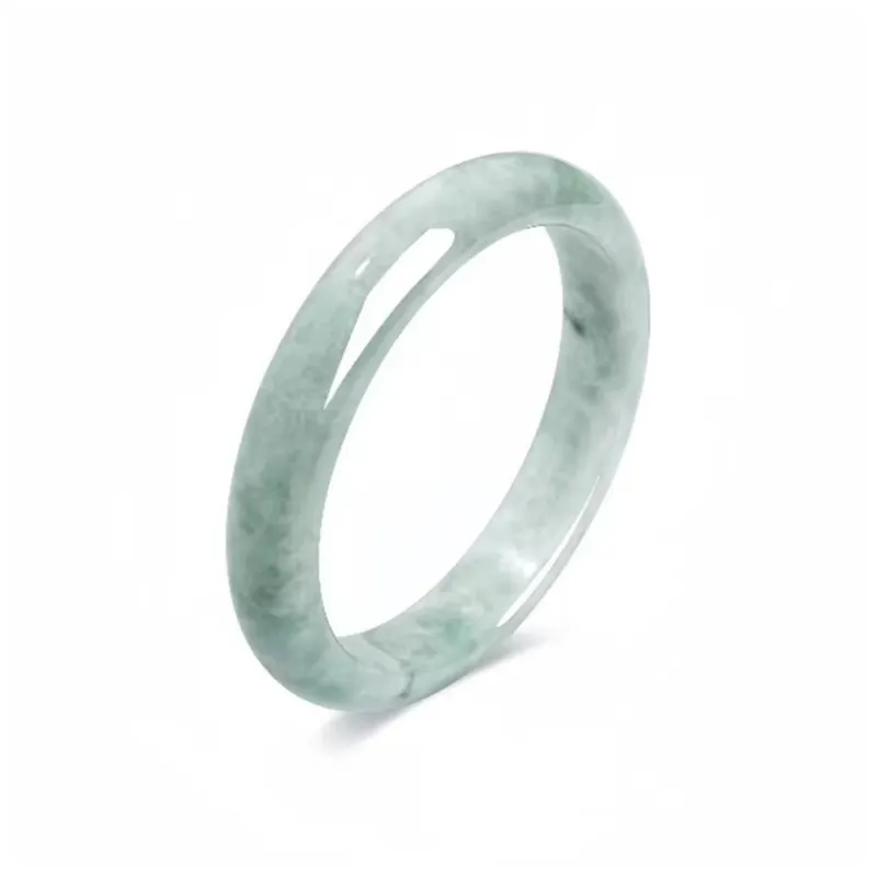 Yi Zhi Jing Bean Type Jadeite Bangles Women's-0