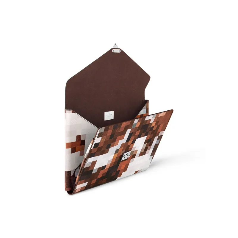 LOUIS VUITTON Mark Folder Cowmooflage Brown-1
