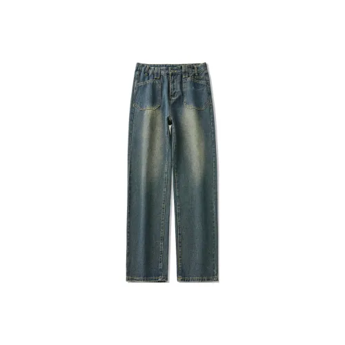 YooMore Jeans Unisex Nostalgic Blue