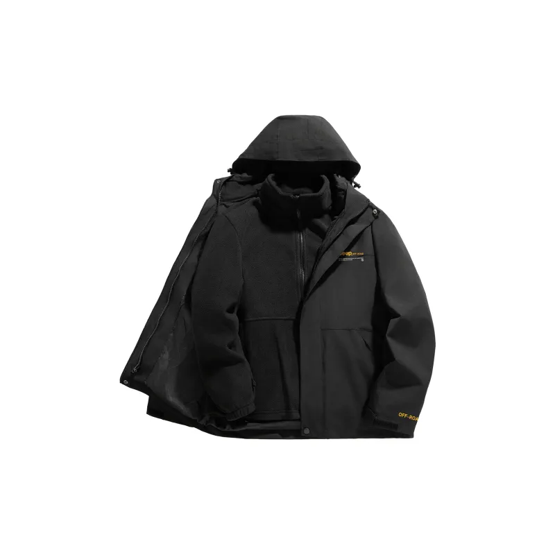 Jeep Windbreaker Jacket Trench Coat Unisex-14