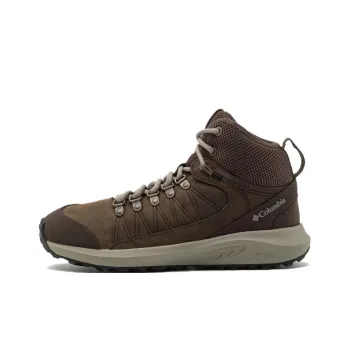 Columbia Trailstorm Crest Shock-absorbing And Waterproof Mid-Top Outdoor Shoes Women's Brown