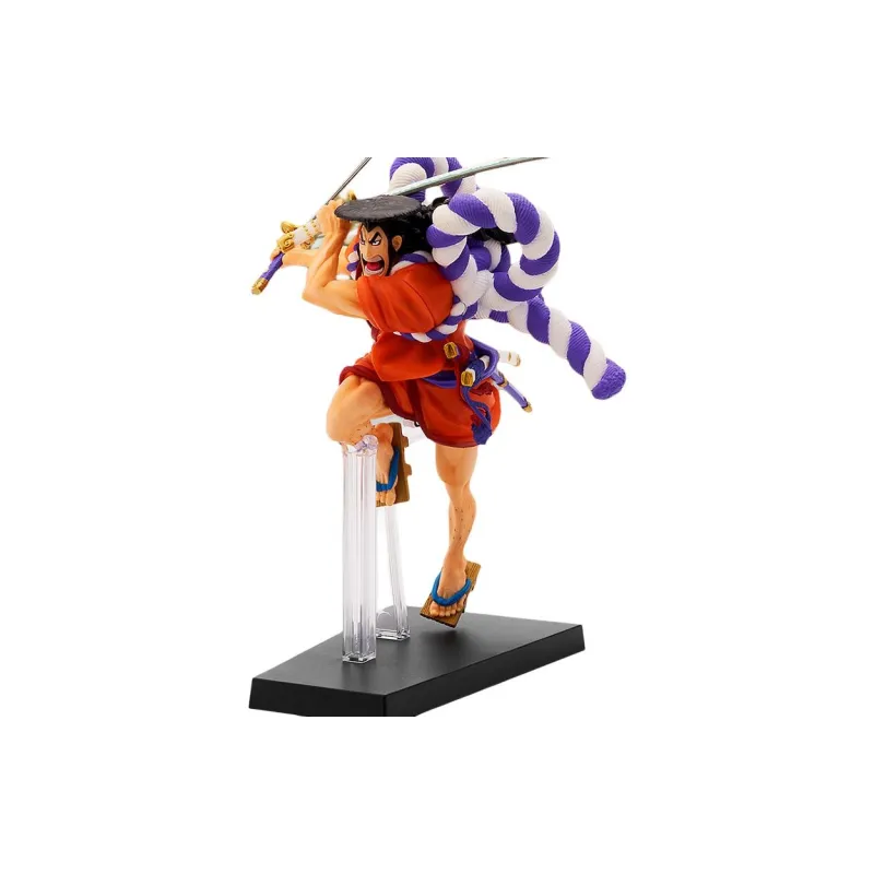 BANPRESTO Kozuki Oden Glass Factory Ichiban Kuji One Piece Come And See! Red Armor Nine Heroes First Shot Scale Figures-3