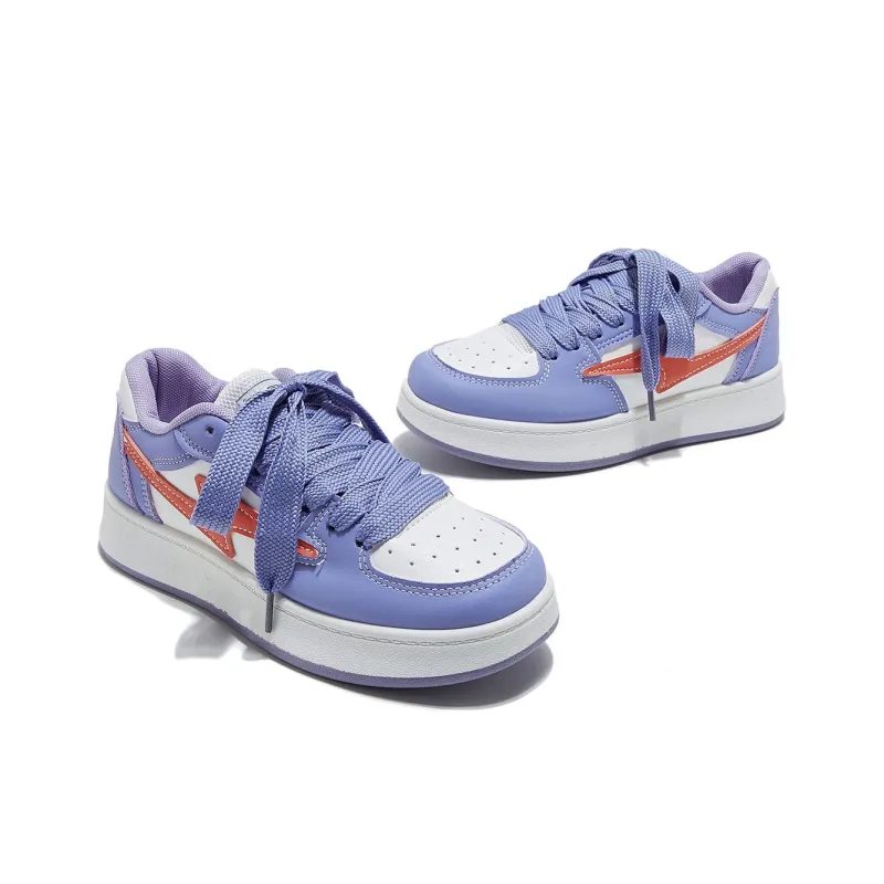 Little Red Man Low-Top Skateboard Shoes Women's-12