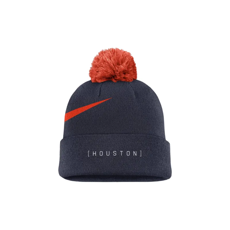 Nike Houston Astros Peak Men's Nike Mlb Cuffed Pom Beanie-1