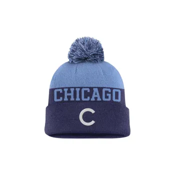 Nike Chicago Cubs Rewind Peak Men's Nike Mlb Cuffed Pom Beanie