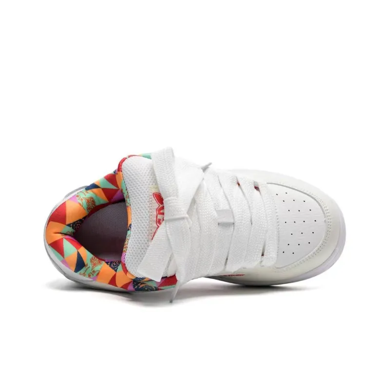 FULLXUAN Trendy Versatile, Vintage Casual Anti Slip Wear Resistant Low Top Skateboard Shoes Women's-4