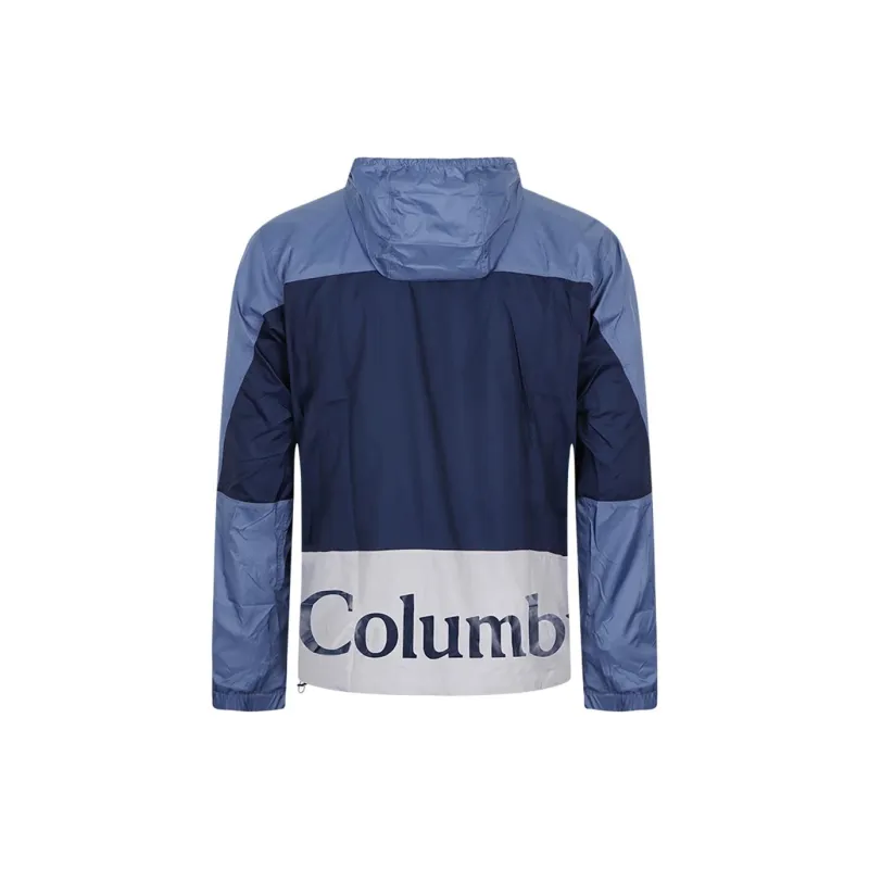 Columbia Super Light Breathable UV Protection Sun Protection Clothing Men's Blue-1