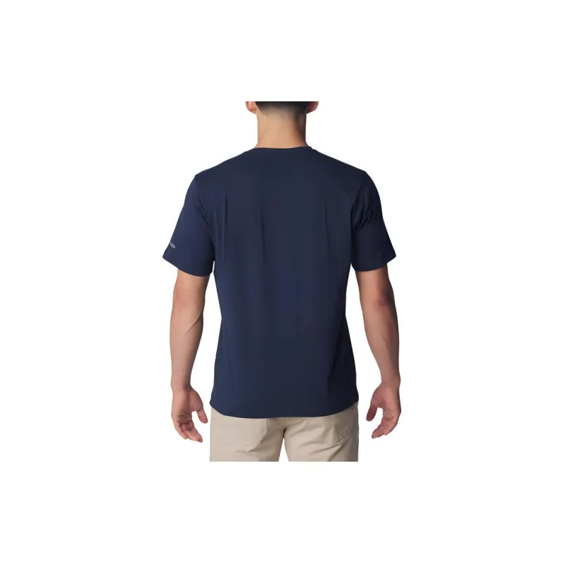 Columbia TrekSun Trek T Shirt Men's Dark Blue-1