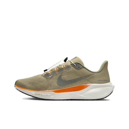 Nike Pegasus 41 Running Shoes Men Low-Top Brown