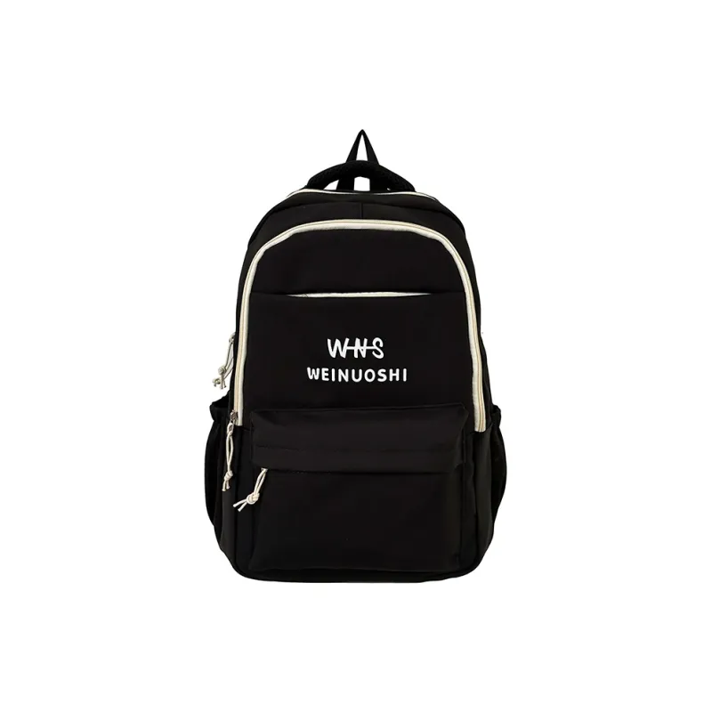 DCLOUD Nylon Backpack Regular Women's White & Red/Blue/Red/Black-16