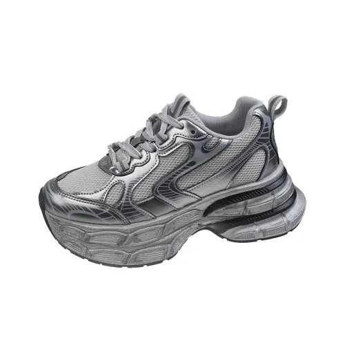 ANNAI Cushioning Anti-Slip Wear-Resistant Breathability Low-Top Chunky Sneakers Women's