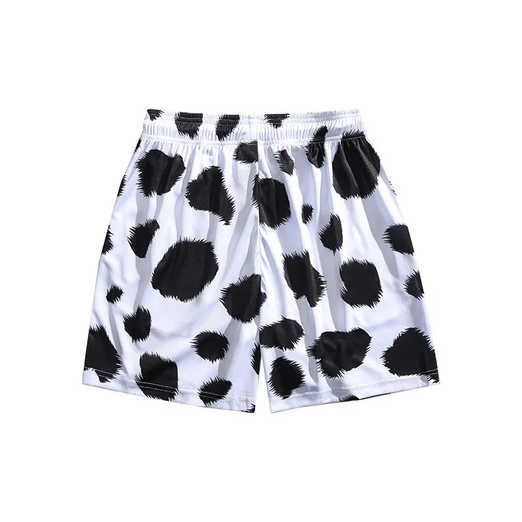 TESTUNG Casual Shorts Unisex Cow-1